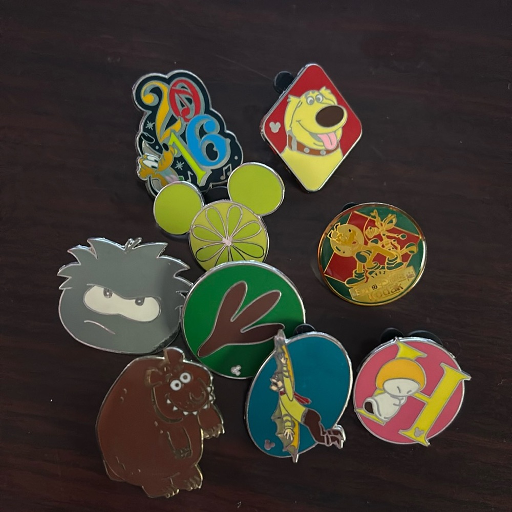 Disney Parks Trading Pins set of 9